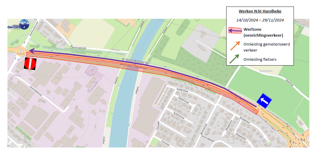 Gemeente Deerlijk - Werken N36 Harelbeke